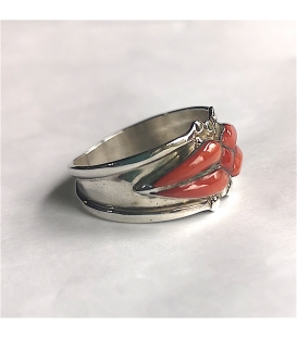 Bague corail