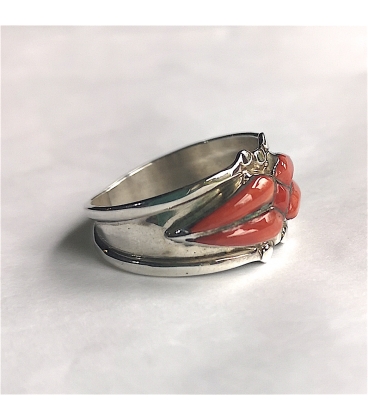 Bague corail