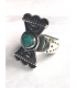 Bague papillon et sa turquoise
