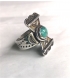 Bague papillon et sa turquoise