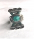 Bague papillon et sa turquoise