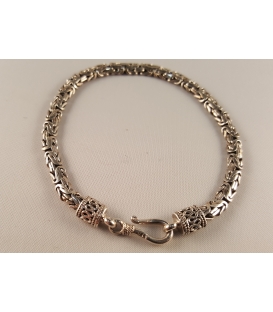 Bracelet snake plat