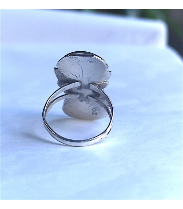 Bague et ses deux turquoises