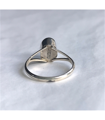 Bague petite turquoise ovale