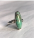 Bague turquoise verte ovale