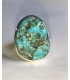 Bague  turquoise brute