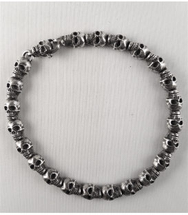 Bracelet multi tête de mort