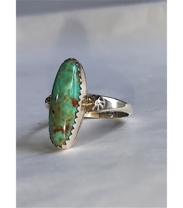 Bague turquoise verte