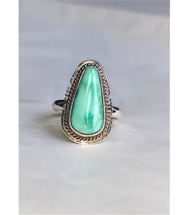 Bague turquoise verte