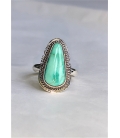 Bague turquoise verte
