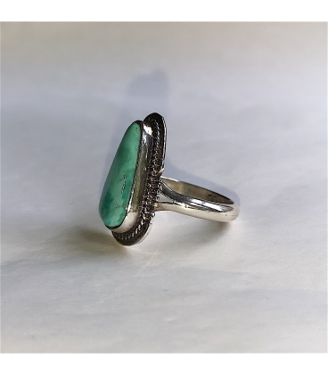 Bague turquoise verte