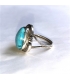 Bague Navajo turquoise triangle