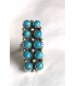 Bague longue et ses 10 turquoises