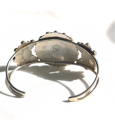 Bracelet marguerite turquoise