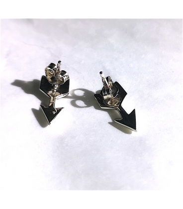 Boucles d'oreilles flèches argent