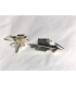 Boucles d'oreilles flèches argent