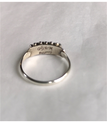 Bague navajo avec 6 petites turquoises