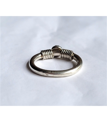 Bague anneau avec turquoise