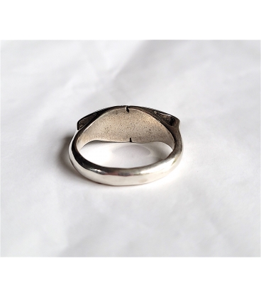 Bague en pierre Larimar