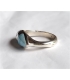 Bague en pierre Larimar