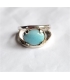bague en pierre Larimar