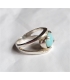 bague en pierre Larimar