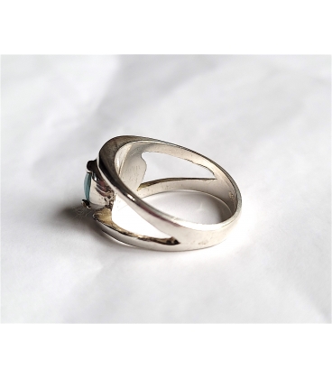 bague en pierre Larimar