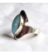bague en pierre Larimar