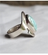 bague en pierre Larimar