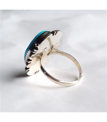 bague Navajo turquoise