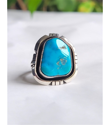 Bague Navajo turquoise