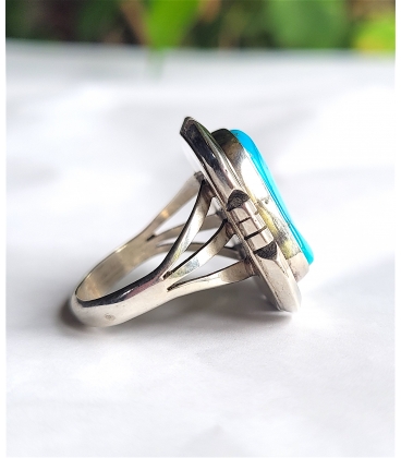 Bague Navajo turquoise