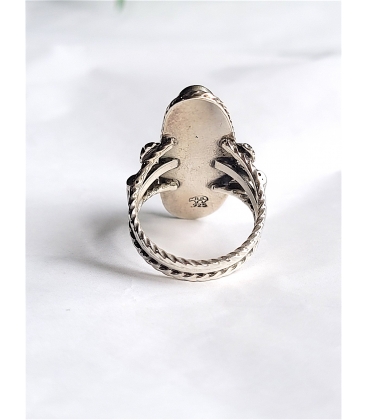 Bague longue turquoise