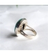 Bague ovale turquoise clair