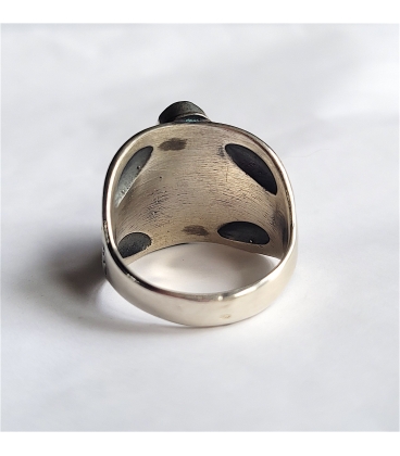 Bague deux turquoises