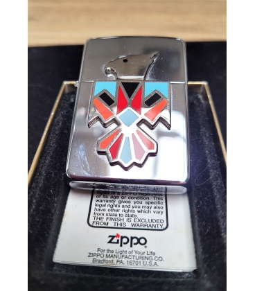 ZIPPO motif amérindien rapace