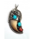 Pendentif en forme de griffe d'ours