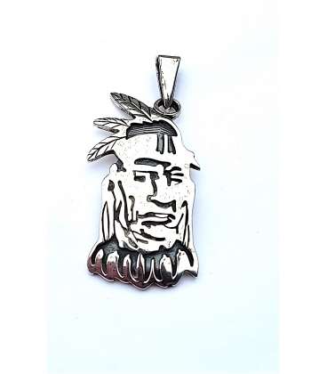 Pendentif portrait indien