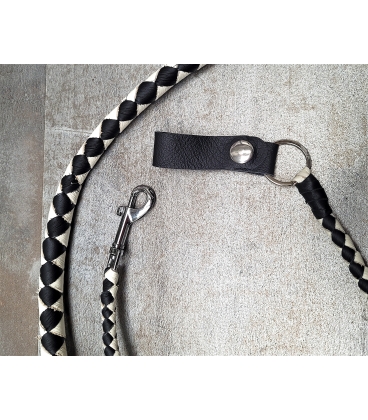 Ensemble fouet "whips" et lacet portefeuille assorti