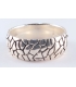 Bague  anneau craquelée