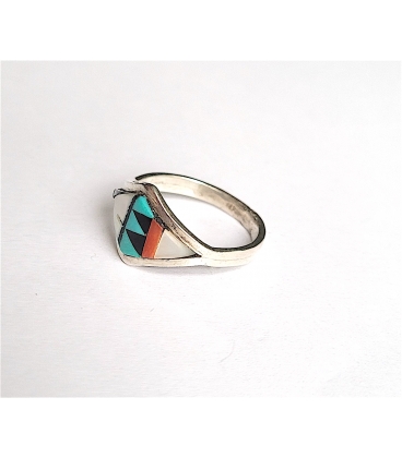 Bague Zuni en losange