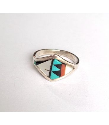Bague Zuni en losange