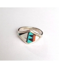 Bague Zuni en losange