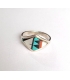 Bague Zuni en losange
