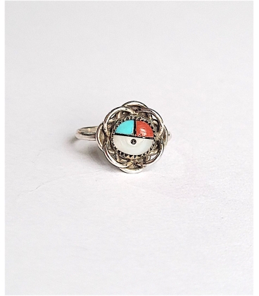 Bague fleur Zuni