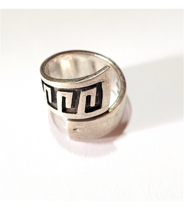 Bague anneau argent