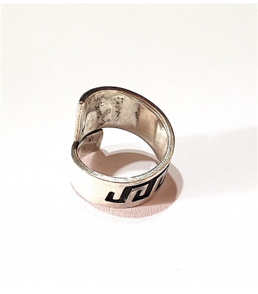 Bague anneau argent