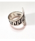 Bague anneau argent