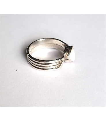 Bague opale triangle