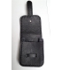 Etui pour paquet de cigarettes en cuir noir